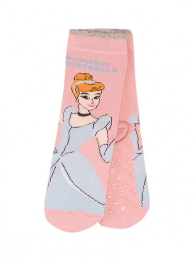 DISNEY Kάλτσες πετσετέ με τάπες σετ 3 ζεύγη #PR20509 Princess