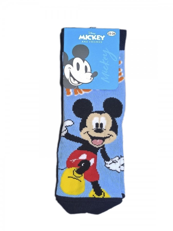 DISNEY Kάλτσες μακριές για αγόρι σετ 3 ζεύγη Mickey Mouse#MC21600 multi