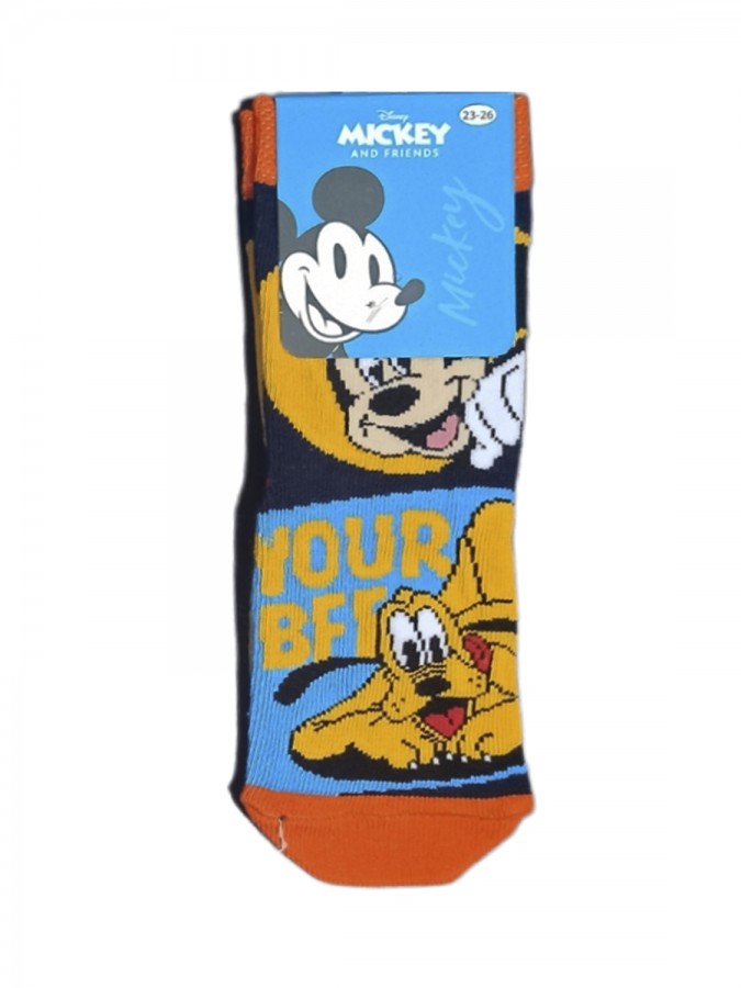 DISNEY Kάλτσες μακριές για αγόρι σετ 3 ζεύγη Mickey Mouse#MC21600 multi