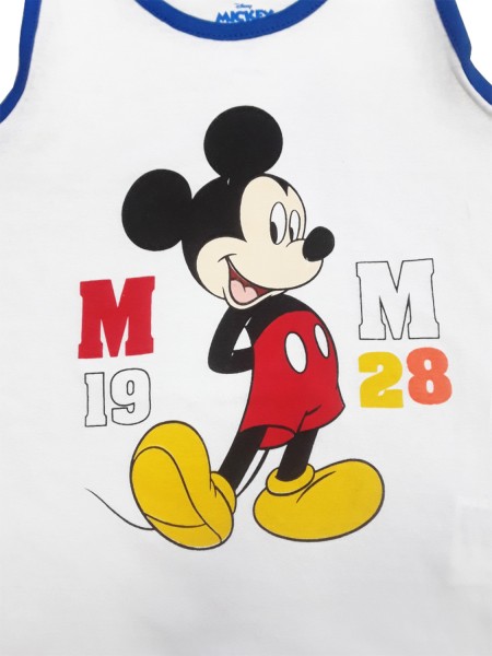 DISNEY Παιδική Πιτζάμα Καλοκαιρινή Α/Μ για αγόρι 3-8 ετών Mickey Mouse #57322 Μπλε