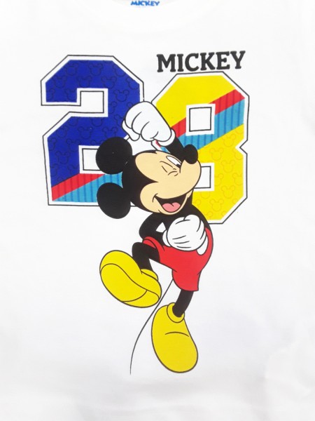 DISNEY Παιδική Πιτζάμα Καλοκαιρινή για αγόρι 3-8 ετών Mickey Mouse #56684 Λευκό DISNEY Παιδική Πιτζάμα Καλοκαιρινή για αγόρι 3-8 ετών Mickey Mouse #56684 Λευκό