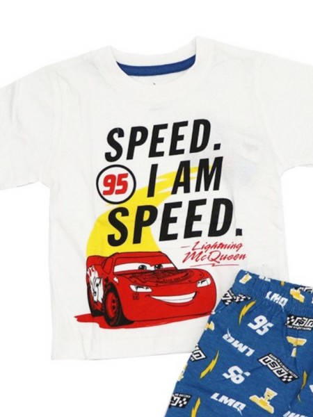 DISNEY Παιδική Πιτζάμα Καλοκαιρινή για αγόρι 3-8 ετών Cars #56554 Μπλε DISNEY Παιδική Πιτζάμα Καλοκαιρινή για αγόρι 3-8 ετών Cars #56554 Μπλε