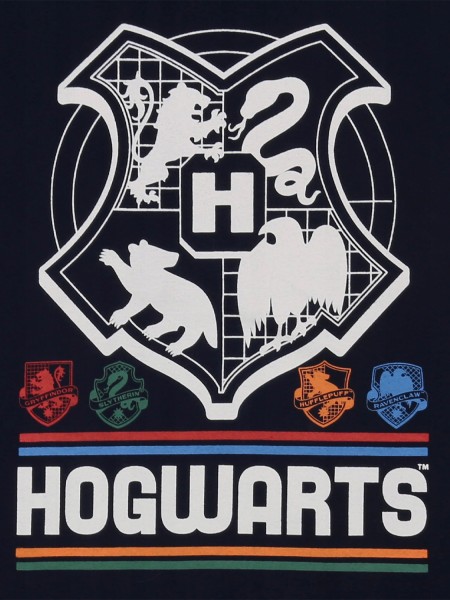 DISNEY Εφηβική Πιτζάμα Καλοκαιρινή για αγόρι 10-14 ετών Harry Potter #39882 Μπλε