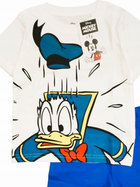 DISNEY Παιδική Πιτζάμα Καλοκαιρινή για αγόρι 3-8 ετών Donald Duck #19792 Μπλε Ανοιχτό