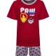 DISNEY Παιδική Πιτζάμα Καλοκαιρινή για αγόρι 2-8 ετών Paw Patrol #34579 Kόκκινο