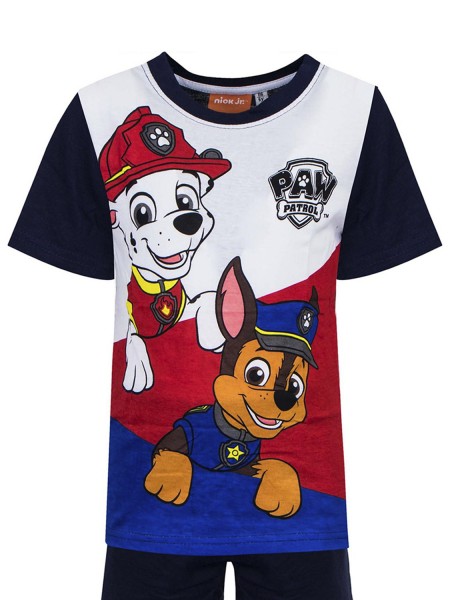 DISNEY Παιδική Πιτζάμα Καλοκαιρινή για αγόρι 2-8 ετών Paw Patrol #34579 Μαύρο DISNEY Παιδική Πιτζάμα Καλοκαιρινή για αγόρι 2-8 ετών Paw Patrol #34579 Μαύρο