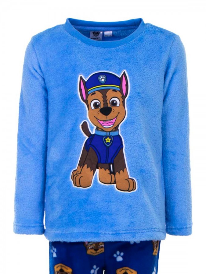 DISNEY Παιδική Πυτζάμα Χειμωνιάτικη Fleece για αγόρι 4-8 Ετών Paw Patrol #I35548 Μπλε DISNEY Παιδική Πυτζάμα Χειμωνιάτικη Fleece για αγόρι 4-8 Ετών Paw Patrol #I35548 Μπλε