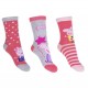 DISNEY Kάλτσες μακριές για Κορίτσι σετ 3 ζεύγη Peppa Pig #37594 Κοραλί