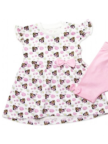 DISNEY Βρεφικό Σετ για Κορίτσια 3-18 μηνών Minnie Mouse #61022 Ροζ DISNEY Βρεφικό Σετ για Κορίτσια 3-18 μηνών Minnie Mouse #61022 Ροζ