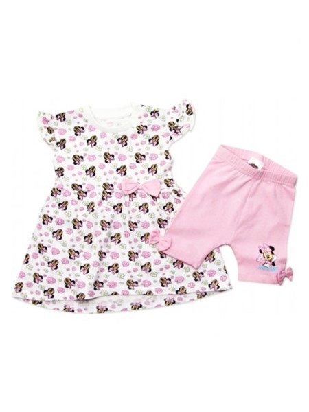 DISNEY Βρεφικό Σετ για Κορίτσια 3-18 μηνών Minnie Mouse #61022 Ροζ