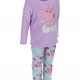 DISNEY Παιδική Πυτζάμα Χειμωνιάτικη Fleece για Κορίτσι 4-8 ετών Peppa Pig - Λιλά