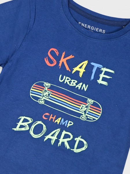 ENERGIERS Παιδικό Σετ Κοντομάνικο Με Βερμούδα για αγόρια 1-5 ετών #12-225112-0 Λάιμ