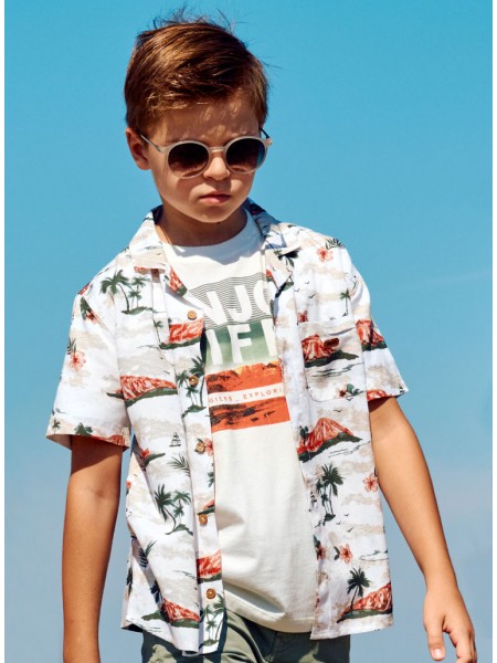 ENERGIERS Μακό μπλούζα για αγόρι 6-16 ετών | 13-225047-5 ΕΚΡΟΥ