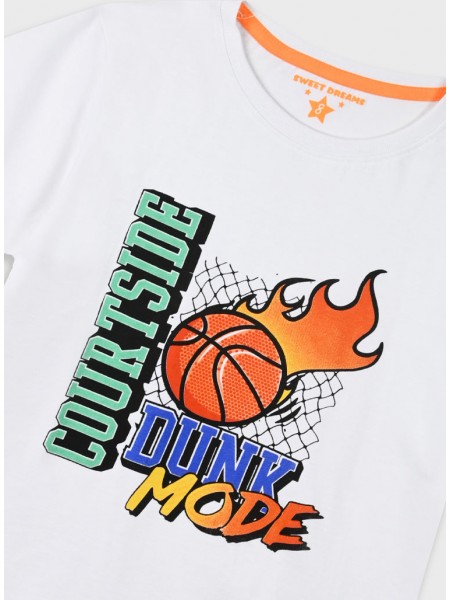 ENERGIERS Παιδική Πυτζάμα Καλοκαιρινή για αγόρι 6-16 ετών #33-225004-9 ΛΕΥΚΟ ENERGIERS Παιδική Πυτζάμα Καλοκαιρινή για αγόρι 6-16 ετών #33-225004-9 ΛΕΥΚΟ