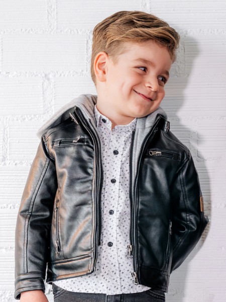 ENERGIERS Εμπριμέ πουκάμισο για αγόρι 1-5 ετών | ΓΚΡΙ ENERGIERS Εμπριμέ πουκάμισο για αγόρι 1-5 ετών | ΓΚΡΙ