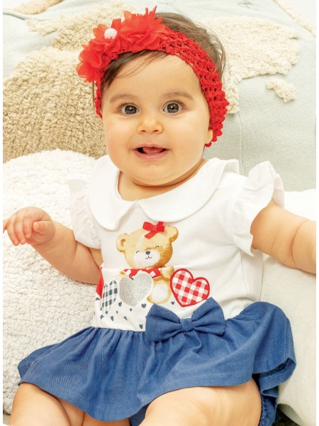 ENERGIERS Βρεφικό Κορμάκι για Κορίτσια (0 - 15 μηνών) #14-225404-9 ΜΠΛΕ ΤΖΗΝ ENERGIERS Βρεφικό Κορμάκι για Κορίτσια (0 - 15 μηνών) #14-225404-9 ΜΠΛΕ ΤΖΗΝ