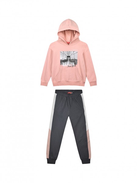 ENERGIERS Εφηβική Φόρμα για Κορίτσι 6-16 ετών - 16-123240-0 ΣΚΟΥΡΟ ΓΚΡΙ