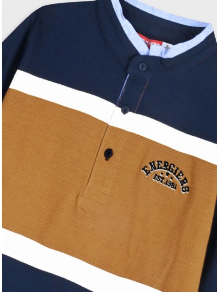 ENERGIERS Πικέ μακρυμάνικη μπλούζα για αγόρι 6-16 ετών | 13-125017-5 ΜΑΡΕΝ ENERGIERS Πικέ μακρυμάνικη μπλούζα για αγόρι 6-16 ετών | 13-125017-5 ΜΑΡΕΝ