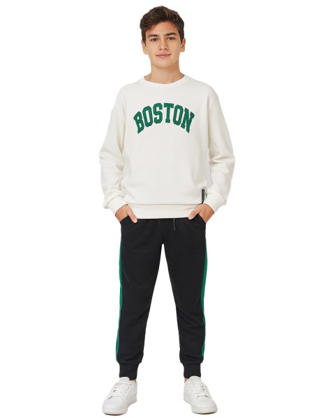 ENERGIERS Εφηβική Φόρμα για Αγόρι 6-16 ετών "Boston" - 13-125050-0 Εκρού ENERGIERS Εφηβική Φόρμα για Αγόρι 6-16 ετών "Boston" - 13-125050-0 Εκρού