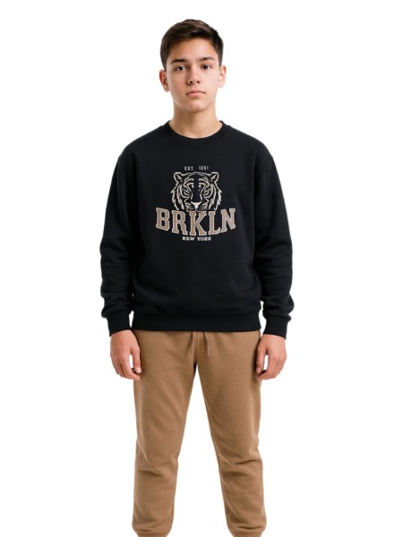 ENERGIERS Εφηβική Φόρμα για Αγόρι 6-16 ετών "BRKLN" - 13-125089-0 Μαύρο/ Σοκολατί