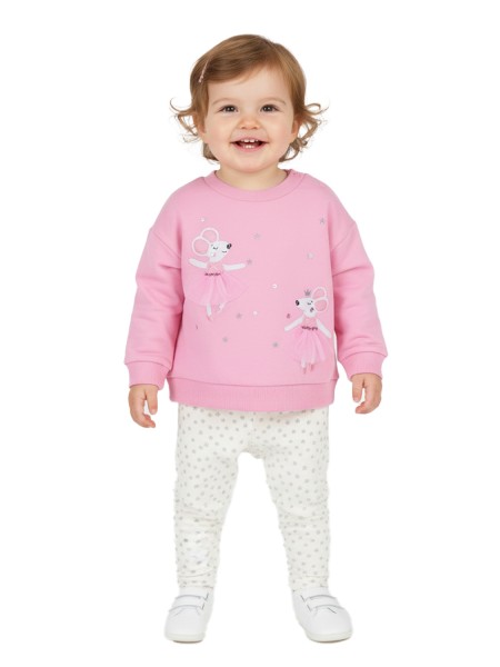 ENERGIERS Βρεφικό Σετ για Κορίτσια (0 - 24 μηνών) # 14-125400-0 Ροζ