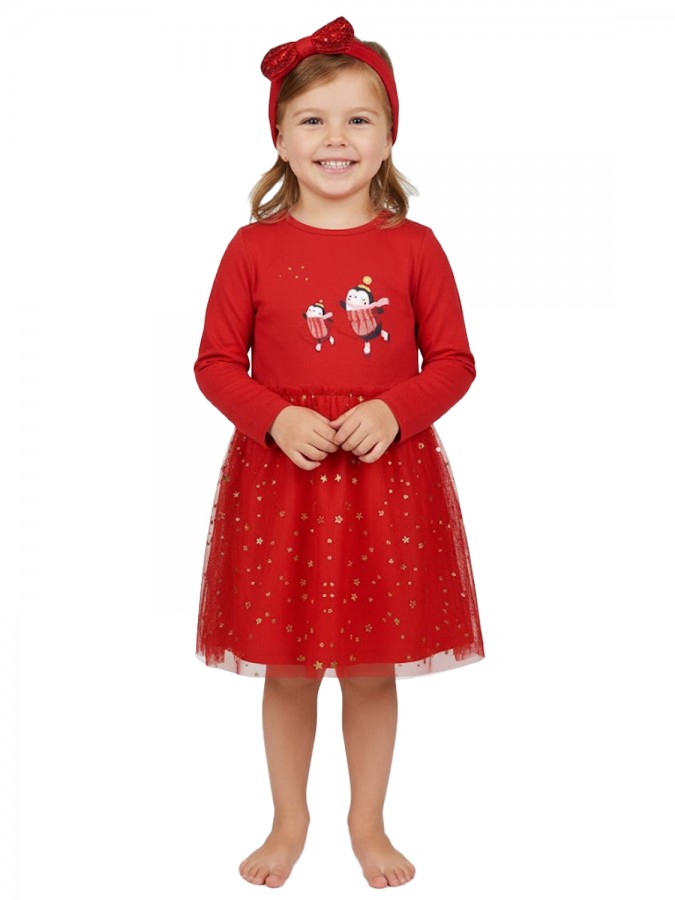 ENERGIERS Μακό χριστουγεννιάτικο φόρεμα με ασορτί κορδέλα για κορίτσι 1-6 ετών| 15-122380-7 ΚΟΚΚΙΝΟ ENERGIERS Μακό χριστουγεννιάτικο φόρεμα με ασορτί κορδέλα για κορίτσι 1-6 ετών| 15-122380-7 ΚΟΚΚΙΝΟ