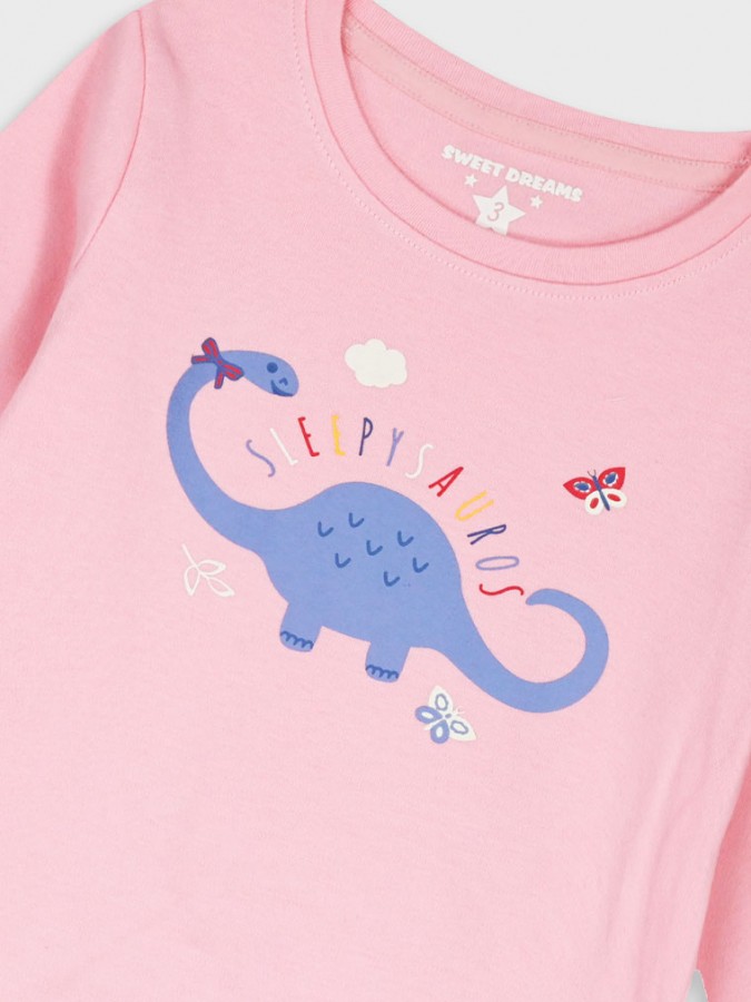 ENERGIERS Παιδική Πιτζάμα για Κορίτσι 1-6 ετών #35-125303-9 ΡΟΖ ENERGIERS Παιδική Πιτζάμα για Κορίτσι 1-6 ετών #35-125303-9 ΡΟΖ