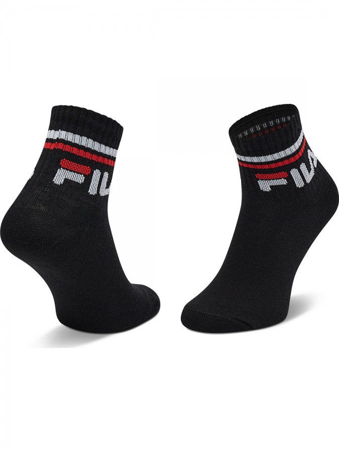 FILA Kάλτσες Κοντές σετ 3 ζεύγη #F8338 Μαύρο