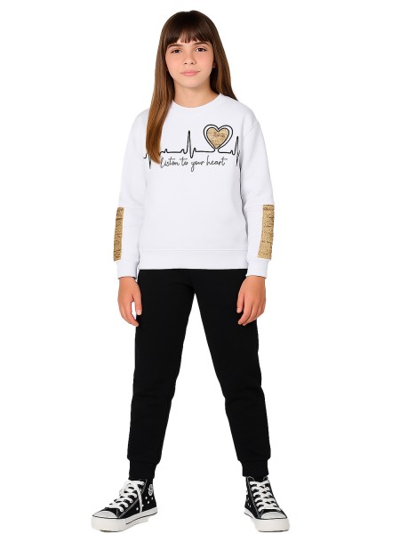 FRENZY Εφηβική Φόρμα για Κορίτσι 6-16 ετών - 6352581 Λευκό