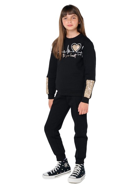 FRENZY Εφηβική Φόρμα για Κορίτσι 6-16 ετών - 6352581 Μαύρο