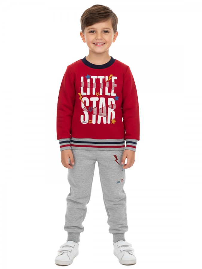 JOOM Παιδική Φόρμα για Αγόρι 1-6 ετών - 22357 κόκκινο - γκρι JOOM Παιδική Φόρμα για Αγόρι 1-6 ετών - 22357 κόκκινο - γκρι