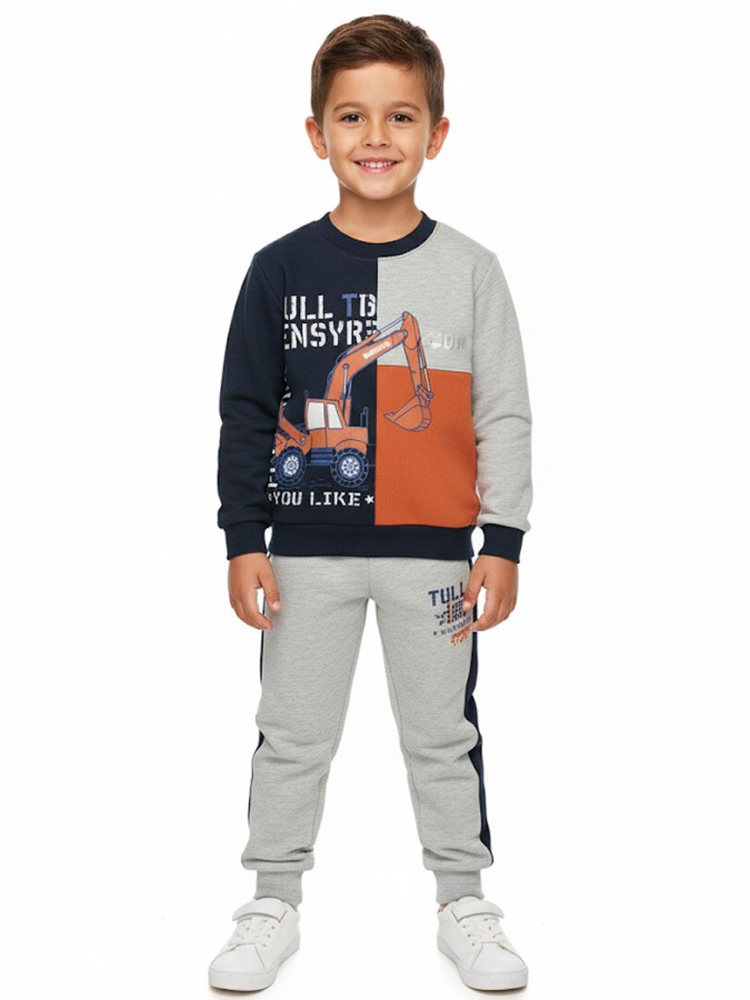 JOOM Παιδική Φόρμα για Αγόρι 1-6 ετών - 23367 πορτοκαλί - γκρι - μπλε