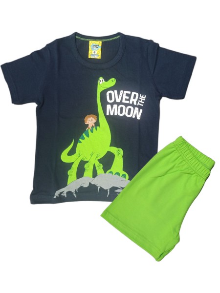 LIKE Παιδική Πυτζάμα Καλοκαιρινή για αγόρι #223-0129 Μπλε Σκούρο LIKE Παιδική Πυτζάμα Καλοκαιρινή για αγόρι #223-0129 Μπλε Σκούρο