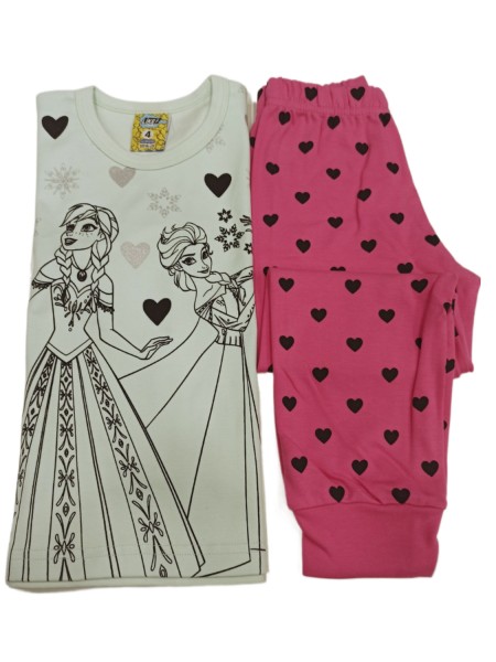 LIKE Παιδική Πυτζάμα Χειμωνιάτικη για Κορίτσι 4-10 ετών #123-0256 Βεραμάν LIKE Παιδική Πυτζάμα Χειμωνιάτικη για Κορίτσι 4-10 ετών #123-0256 Βεραμάν