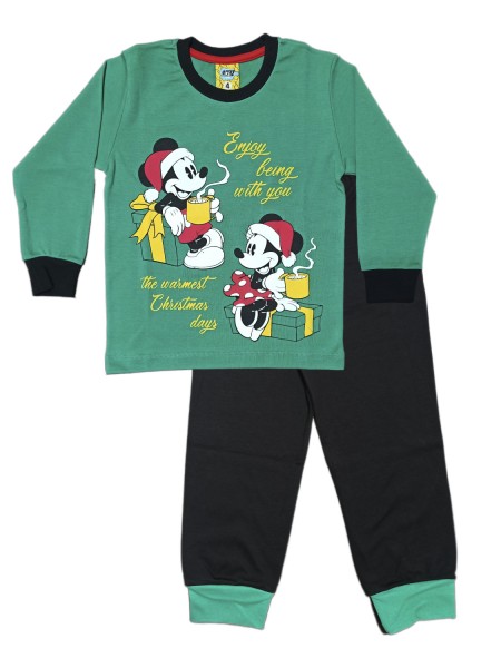 LIKE Παιδική Πυτζάμα Χειμωνιάτικη 2-16 ετών Χριστουγενιάτικη #422-0160 Πράσινο LIKE Παιδική Πυτζάμα Χειμωνιάτικη 2-16 ετών Χριστουγενιάτικη #422-0160 Πράσινο