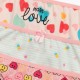 MINERVA Παιδικό Κυλοτάκι Βαμβακερό για Κορίτσι 3ΤΕΜ “More Love” #42263 Πολύχρωμα