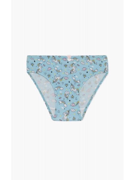 MINERVA Παιδικό Κυλοτάκι Βαμβακερό για Κορίτσι 3ΤΕΜ “Unicorn” #42548-182 Πολύχρωμα