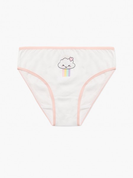 MINERVA Παιδικό Κυλοτάκι Βαμβακερό για Κορίτσι 3ΤΕΜ “Shiny Stars” #42621-230 Πολύχρωμα