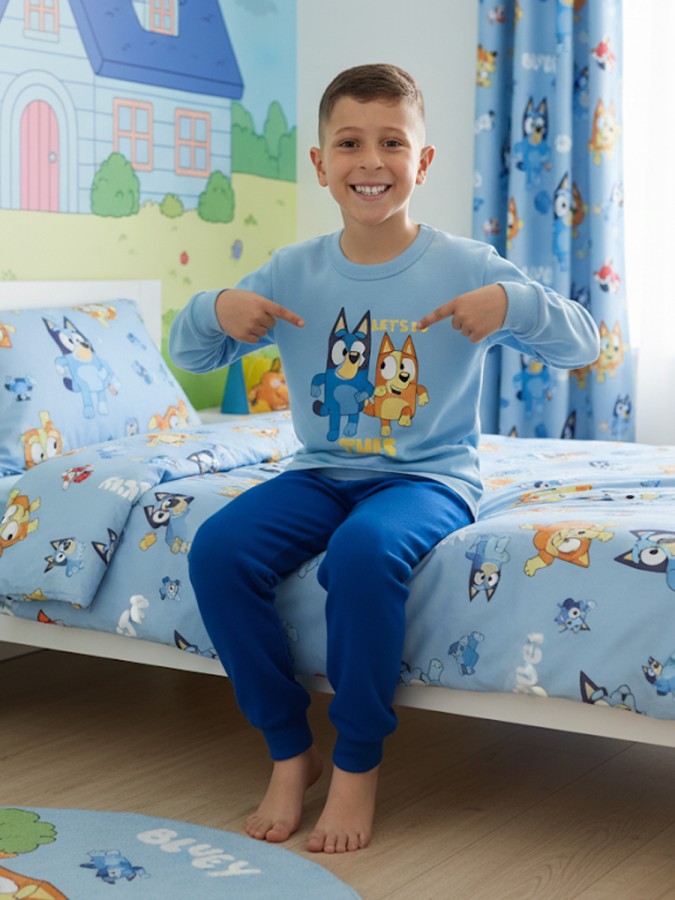 NINA CLUB Παιδική Πυτζάμα Χειμωνιάτικη για αγόρι 1-5 ετών #25-146 Γαλάζιο