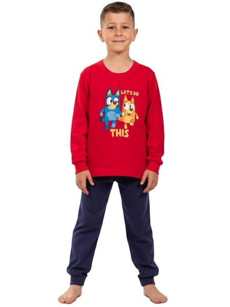 NINA CLUB Παιδική Πυτζάμα Χειμωνιάτικη για αγόρι 1-5 ετών #25-146 Κόκκινο NINA CLUB Παιδική Πυτζάμα Χειμωνιάτικη για αγόρι 1-5 ετών #25-146 Κόκκινο