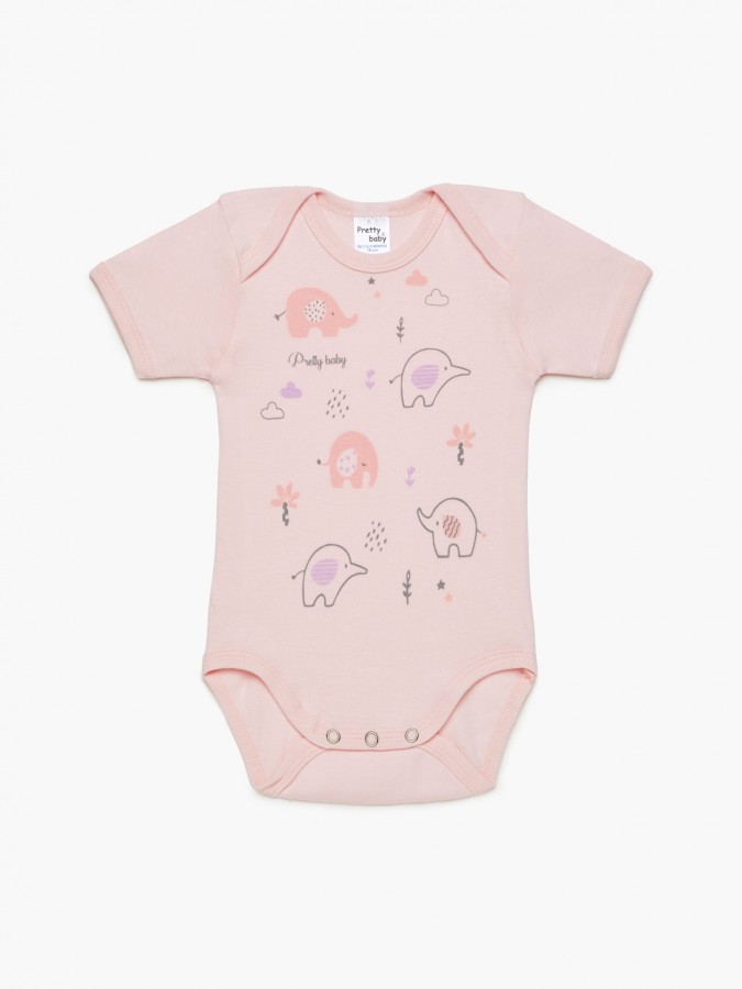 PRETTY BABY Παιδικό Ζιπουνάκι κοντό μανίκι για Κορίτσι 3ΤΕΜ Animal print #14848 multi