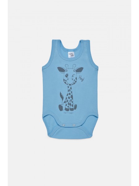 PRETTY BABY Παιδικό Ζιπουνάκι τιράντα με Σχέδιο για Αγόρι 2ΤΕΜ Καμηλοπάρδαλη #34317 multi PRETTY BABY Παιδικό Ζιπουνάκι τιράντα με Σχέδιο για Αγόρι 2ΤΕΜ Καμηλοπάρδαλη #34317 multi