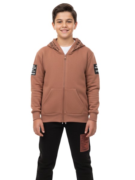 TRAX Εφηβική Φόρμα με ζακέτα για Αγόρι 6-16 ετών - 46841 Κεραμιδί