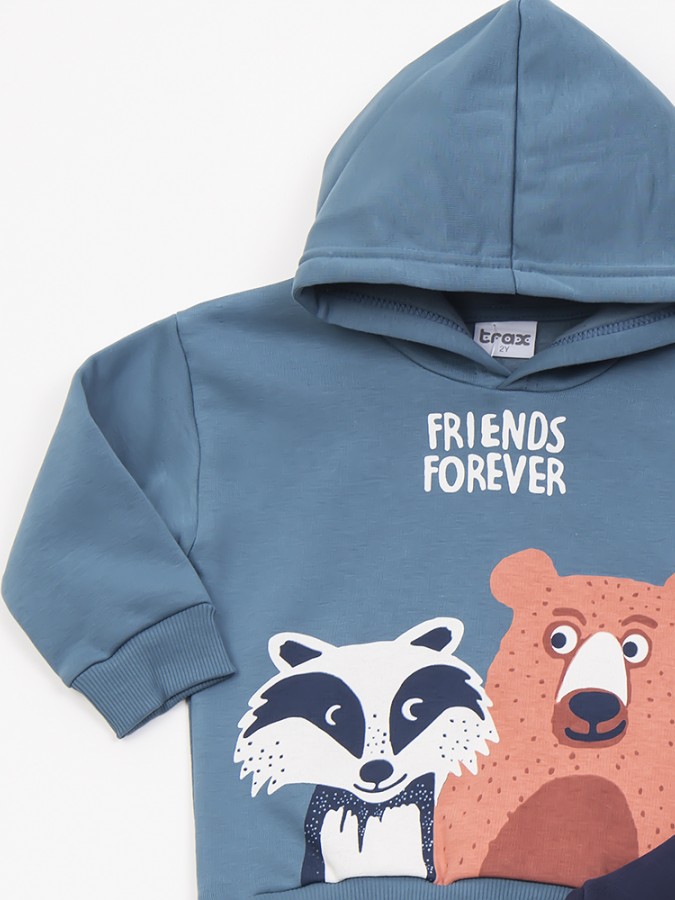 TRAX Παιδική Φόρμα για Αγόρι 1-6 ετών - 46906 Πετρόλ