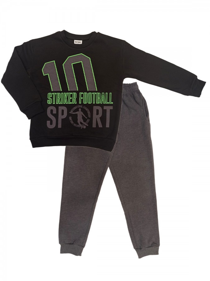 TRAX Εφηβική Φόρμα για Αγόρι 6-16 ετών "Striker Football" - 42874 Μαύρο TRAX Εφηβική Φόρμα για Αγόρι 6-16 ετών "Striker Football" - 42874 Μαύρο