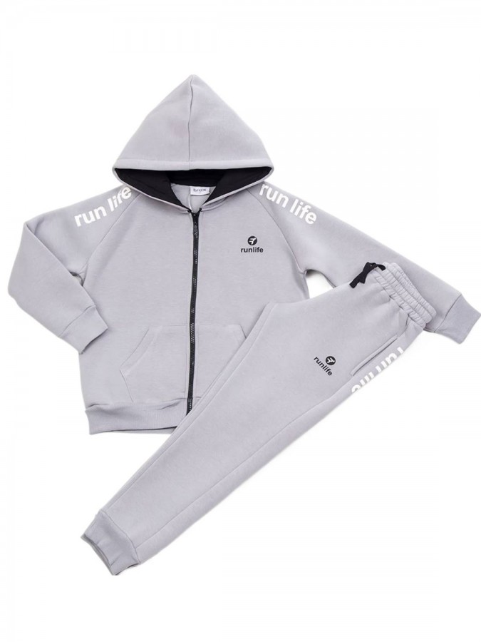TRAX Εφηβική Φόρμα για Αγόρι 6-16 ετών "Runlife" - 44849 Γκρι TRAX Εφηβική Φόρμα για Αγόρι 6-16 ετών "Runlife" - 44849 Γκρι