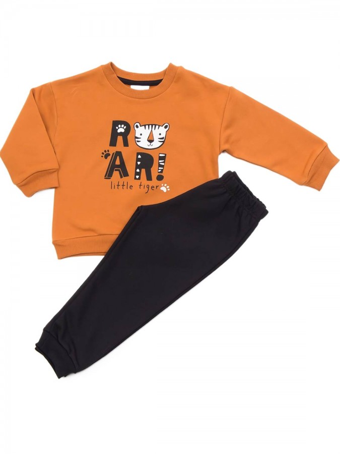 TRAX Παιδική Φόρμα για Αγόρι 1-6 ετών "ROAR" - 44917 Μουσταρδί TRAX Παιδική Φόρμα για Αγόρι 1-6 ετών "ROAR" - 44917 Μουσταρδί