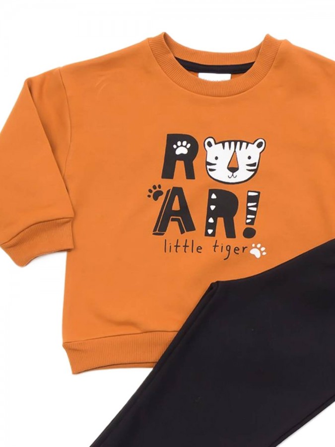 TRAX Παιδική Φόρμα για Αγόρι 1-6 ετών "ROAR" - 44917 Μουσταρδί TRAX Παιδική Φόρμα για Αγόρι 1-6 ετών "ROAR" - 44917 Μουσταρδί