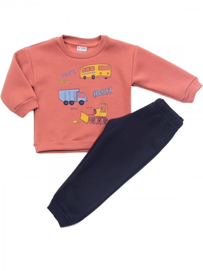 TRAX Παιδική Φόρμα για Αγόρι 1-6 ετών "Toot Toot" - 44918 Πορτοκαλί TRAX Παιδική Φόρμα για Αγόρι 1-6 ετών "Toot Toot" - 44918 Πορτοκαλί