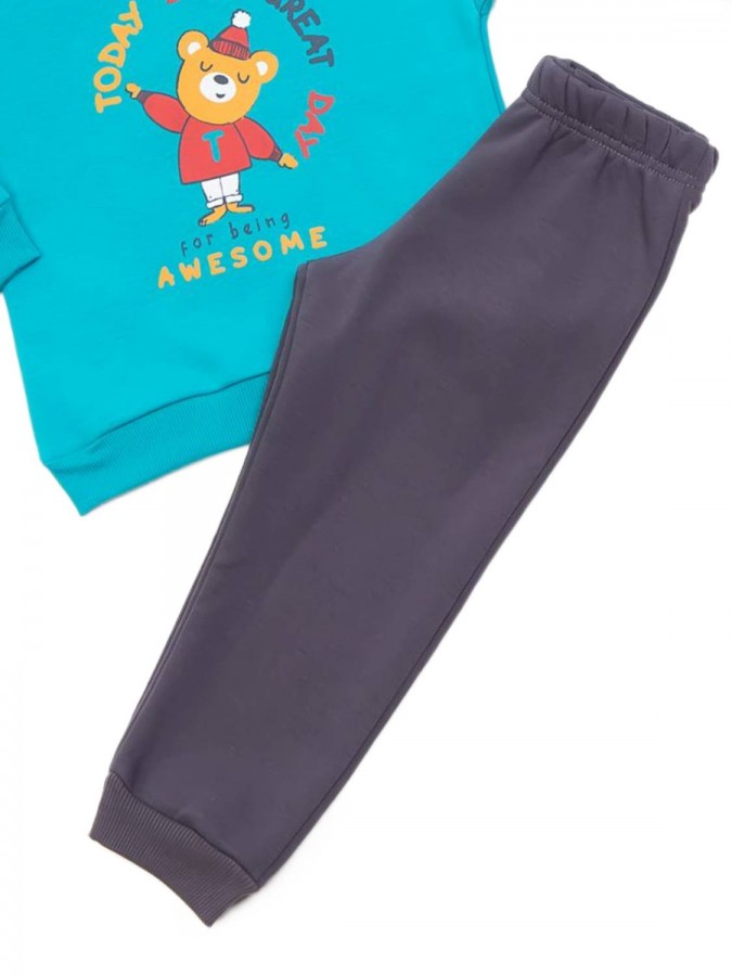 TRAX Παιδική Φόρμα για Αγόρι 1-6 ετών "Awesome" - 44919 Σμαραγδί TRAX Παιδική Φόρμα για Αγόρι 1-6 ετών "Awesome" - 44919 Σμαραγδί